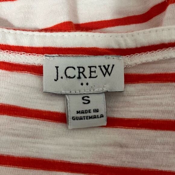 J Crew Striped Boatneck Tee    Size S - Picture 3 of 3